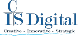 C.I.S. Digital logo emphasizing creative, innovative, and strategic integrated marketing solutions brands.